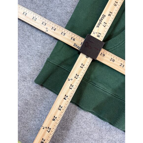 Vintage Y2K Dickies Texas Print Pullover Hoodie Mens Small Green Cozy Sweatshirt - Picture 6 of 9